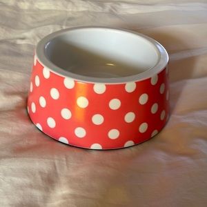 LuluPink dog food bowl